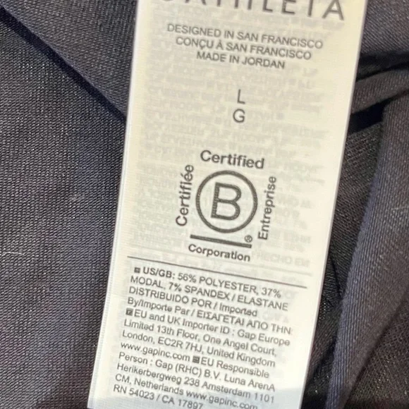 NWT - Athleta - With Ease Sport Racerback Tank - Women's - Size L - Black Color - Picture 10 of 12